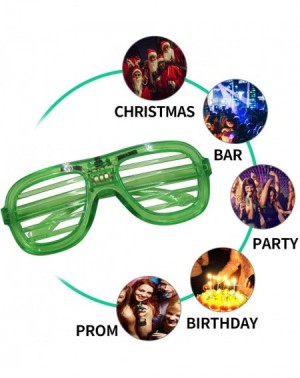 Party Favors Light Up Glow Glasses- 12 Pack Glow in The Dark LED Shutter Shades Sunglasses Party Favors for Kids or Adults ( ...
