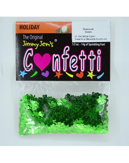 Confetti Confetti Shamrock 3/8" Green - Retail Pack 8432 QS0 - C118CKOXXL3 $7.65