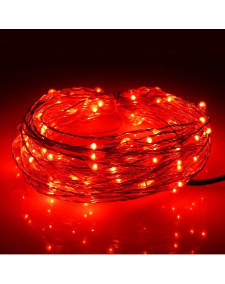 Rope Lights LED String Lights-33ft LED Rope Lights Battery Operated with Remote Timer 8 Mode Dimmable Fairy Lights Waterproof...
