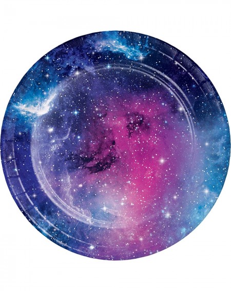 Party Tableware Galaxy Party Dessert Plates- 24 ct - CN18IXMYC8D $8.23