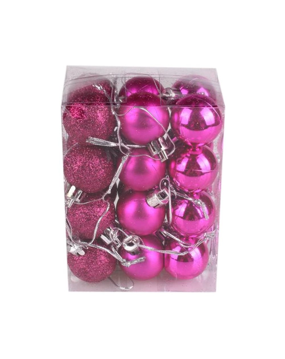 Ornaments Christmas Balls Ornaments for Xmas Tree - 24Pcs Mini Christmas Decorations Tree Balls Hanging Baubles for Holiday W...