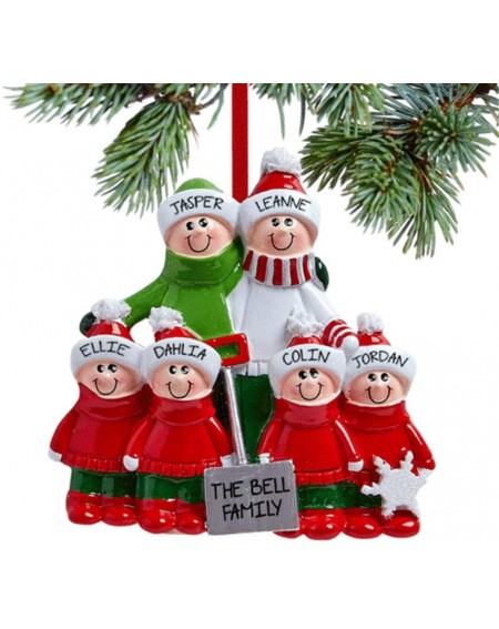 Ornaments 2020 Christmas Party Decorations Kit Creative Gift Survivor of 1-7 Members Ornaments1-3PC(1PC-6People-AE-Multi) - A...