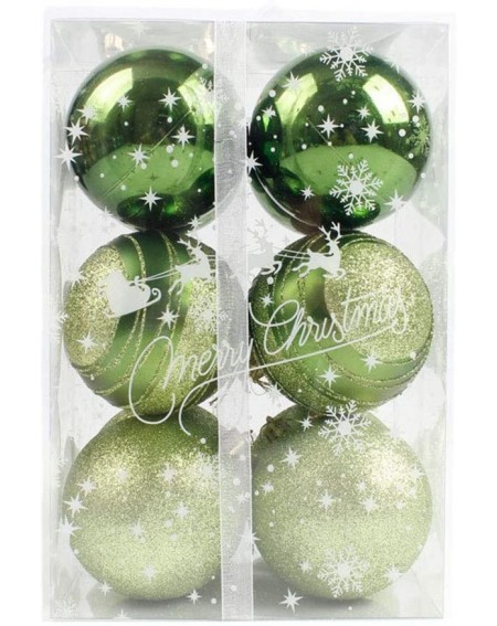 Balloons Christmas Balls Ornament for Xmas Trees - Shatterproof Christmas Tree Decorations Large Hanging Ball 12ct 3.15-Inch ...