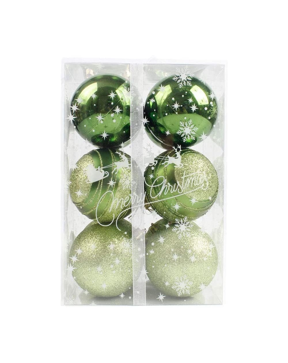 Balloons Christmas Balls Ornament for Xmas Trees - Shatterproof Christmas Tree Decorations Large Hanging Ball 12ct 3.15-Inch ...