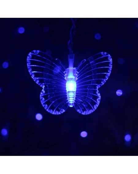 Outdoor String Lights String Lights for Bedroom - Led Butterfly String Light Waterproof Curtain Christmas Holiday Decoration ...