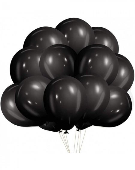 Balloons Black Balloons Latex Party Balloons- 100 pcs 12 Inches for Black Themed Wedding- Special Decoration- Birthday Party ...