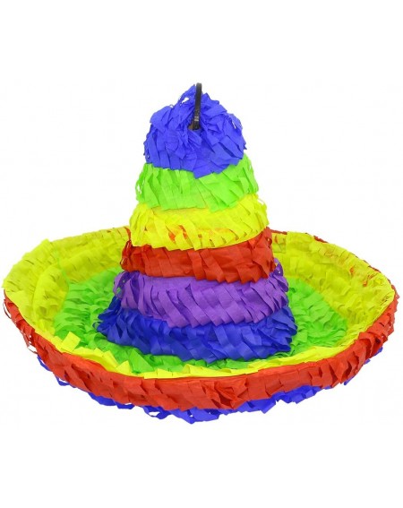 Piñatas Sombrero Pinata 3D Multicolored Mexican Hat (Piñata) Ideal for Kids Birthday Parties- Mexican Themed Celebrations- Ro...