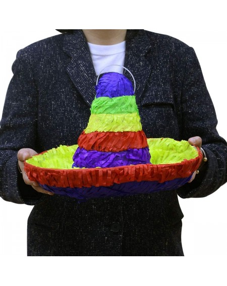 Piñatas Sombrero Pinata 3D Multicolored Mexican Hat (Piñata) Ideal for Kids Birthday Parties- Mexican Themed Celebrations- Ro...