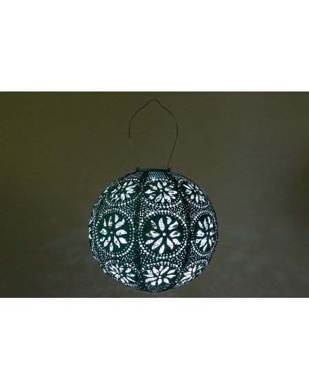 Outdoor String Lights 32302 Stella Boho Solar Lantern- Mineral Green - CP19D4TOCDN $46.19