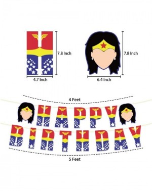 Party Favors Super Hero Girl Power Wonder For Woman Party Supplies-Super Hero Girls Birthday Party Balloon-Wonder For Woman P...