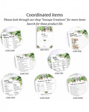 Favors SUCCULENTS Baby Shower Game - DISNEY PARENT MATCH Baby Shower Game - Pack of 25 - Gender Neutral Baby Shower Game- GRE...