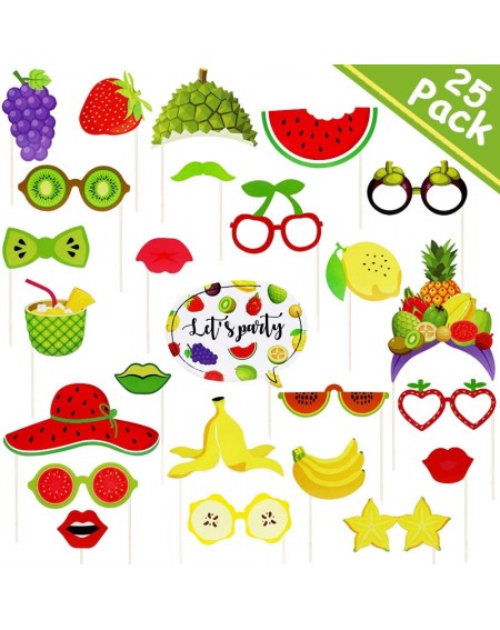 Photobooth Props Tutti Frutti Photo Booth Props - Summer Fruit Party Decorations (25Pack) - Hawaiina Luau Swimming Pool Beach...