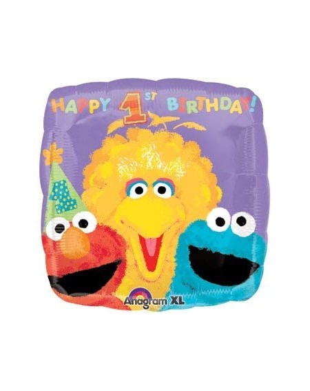 Balloons Sesame Street Party Supplies 1st Birthday Cookie Monster Elmo and Friends Balloon Bouquet - C319I9WKCON $44.27