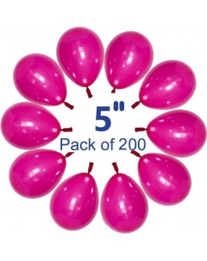 Balloons Wine Red Balloon 5 inch Small Latex Balloons for Party Decoration (Matte- 200 Pcs) - Wine Red Matte - CJ1999E3KOU $1...
