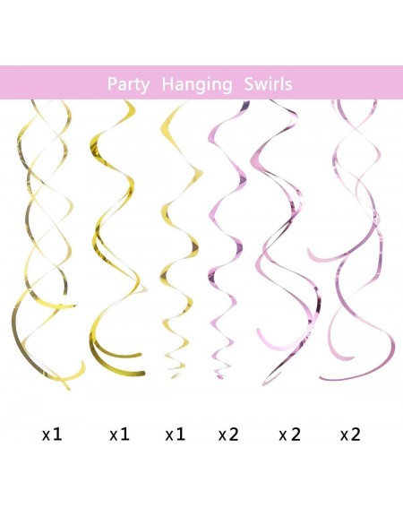 Banners & Garlands Birthday Decorations- Pink and Gold Happy Birthday Decorations for Women- Happy Birthday Banner- Hanging S...