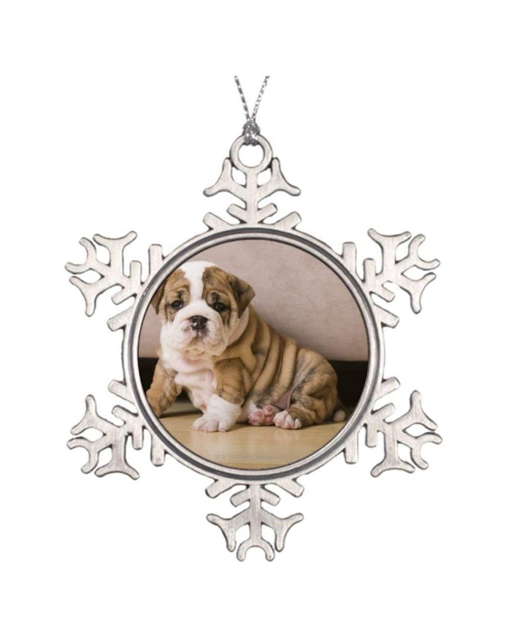Ornaments Christmas Ornaments- English Bulldog Puppies Ornament Tree Hanging Decor Gift for Families Friends-3 Inch - Style17...