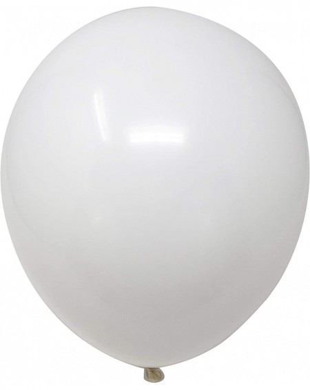 Balloons 100 Count 9 Inch Helium Grade Premium Latex Balloons-White-BL52101 - White - C319ECHZ2DL $19.08