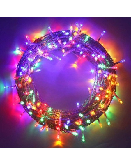 Outdoor String Lights Outdoor Lights-LED String Light-Christmas lights 100 LED 33 Feet 8 Modes Plug in for Indoor-Outdoor-Xma...