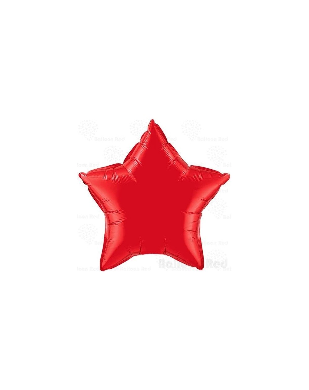 Balloons 5 Inch Foil Mylar Balloons for Wall Decoration (Premium Quality- Air Fill Only)- Pack of 12- Star - Red - Star - Red...