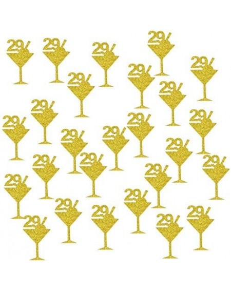 Confetti 29th Birthday Confetti PVC Centerpieces Cocktail Cute Tags for 29th Birthday Party Decorations Supplies Big Size 1.7...