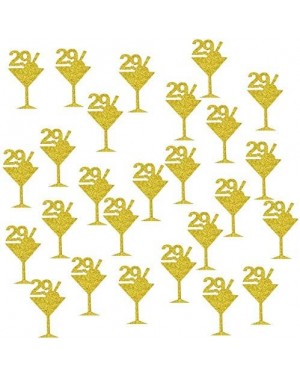 Confetti 29th Birthday Confetti PVC Centerpieces Cocktail Cute Tags for 29th Birthday Party Decorations Supplies Big Size 1.7...