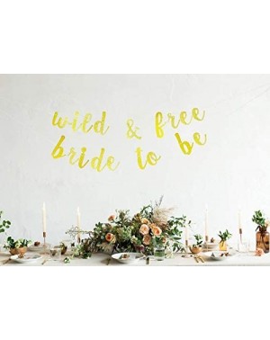 Banners & Garlands Bride to Be Banner- Wild and Free Bride to Be Banner- Cabin Bachelorette Party Decorations- Bridal Shower/...
