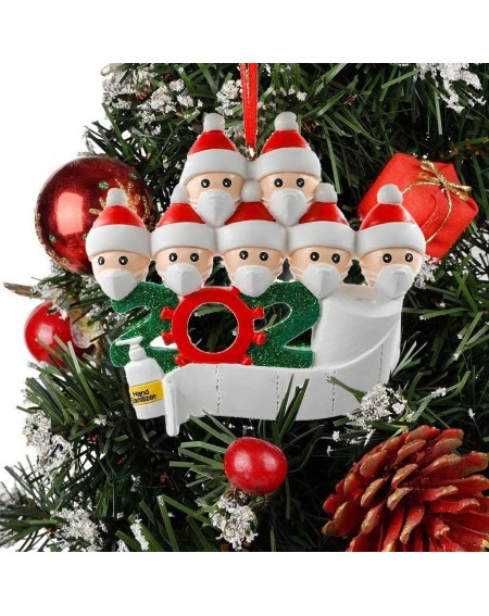 Ornaments 2020 Christmas Holiday Decorations New Personalized Survived Family Ornament - C-7 - C319IT7C89W $22.01