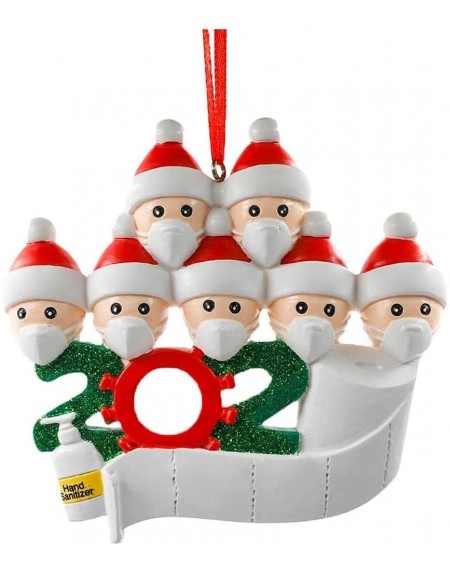 Ornaments 2020 Christmas Holiday Decorations New Personalized Survived Family Ornament - C-7 - C319IT7C89W $7.86