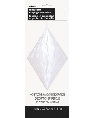 Streamers Party Decorations- 14"- White - White - CE12C8XC4C5 $14.56