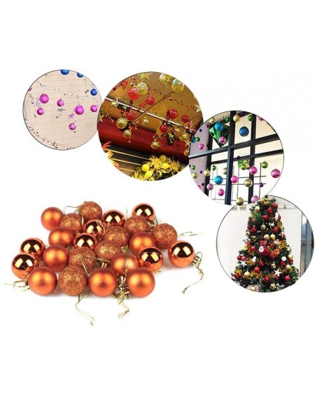 Ornaments 24 Pcs Christmas Ball Ornaments Multicolor Christmas Tree Decoration Balls for Holiday Wedding Party Decoration-wit...