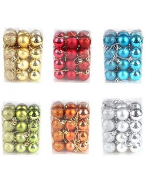 Ornaments 24 Pcs Christmas Ball Ornaments Multicolor Christmas Tree Decoration Balls for Holiday Wedding Party Decoration-wit...