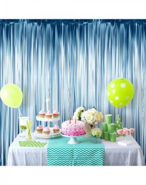 Photobooth Props 4 Packs Photo Booth Backdrops Foil Curtains Metallic Tinsel Backdrop Curtains Door Fringe Curtains for Weddi...