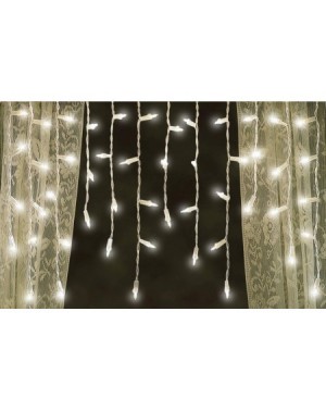 Indoor String Lights Twinkle Window Icicle Lights- 3 Feet (0.91 m)- 50 Clear Incandescent Christmas Indoor Twinkle Icicle Lig...