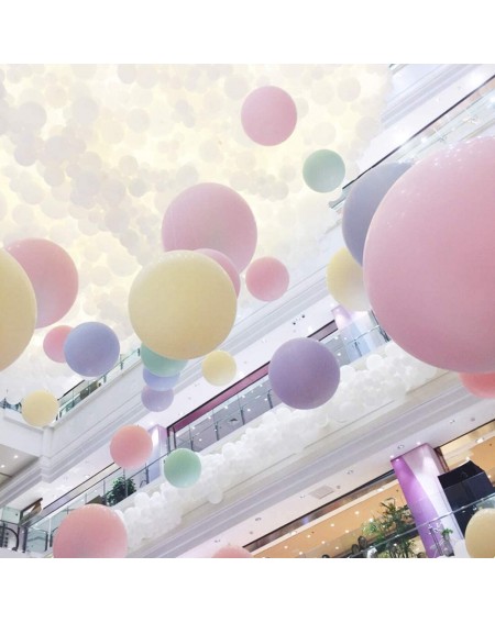 Balloons 36 Inch Giant Latex Balloons- Pastel Light Peach Rainbow Balloons Large Macaron Balloons for Birthdays Weddings Rece...