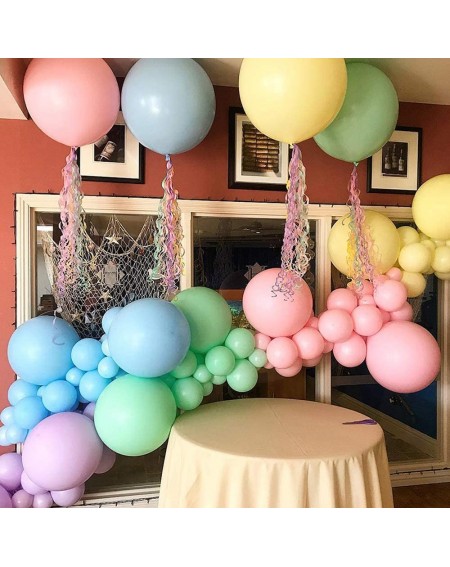 Balloons 36 Inch Giant Latex Balloons- Pastel Light Peach Rainbow Balloons Large Macaron Balloons for Birthdays Weddings Rece...