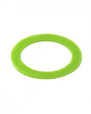 Tableware Lime Green Silicone Ring for (210BOKA45 & 210BOKA65) Canning Jars (Case of 24) - Reusable & Dishwasher Safe Bands f...