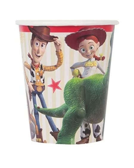 Party Packs Toy Story 4 Party Supplies Pack Serves 16 9" Plates Luncheon Napkins Cups and Table Cover with Birthday Candles (...