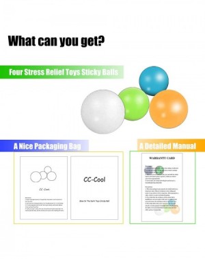 Party Favors New Glow In The Dark Toys sticky Ball- Stick to The Wall and Slowly Fall Off- Squishy Glow Stress Relief Toys fo...