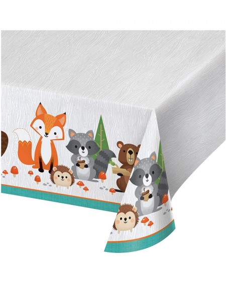 Tablecovers Wild One Woodland Plastic Tablecloths- 3 ct - C018WG7K7ND $16.10