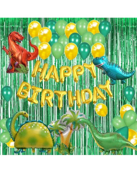 Balloons Dinosaur Birthday Party Decoration Set - 97PCS Jurassic Park Jungle Theme Party Decorations for kids Boys & Girls Di...