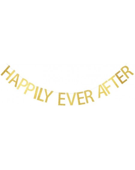Banners & Garlands Happily Ever After Banner- Wedding/Engagement Party Photo Props Sign - CC18CQGTE5Y $20.89