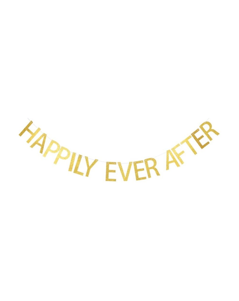 Banners & Garlands Happily Ever After Banner- Wedding/Engagement Party Photo Props Sign - CC18CQGTE5Y $10.88
