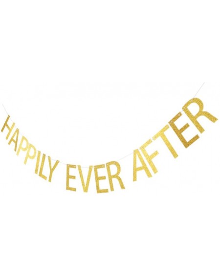 Banners & Garlands Happily Ever After Banner- Wedding/Engagement Party Photo Props Sign - CC18CQGTE5Y $10.88