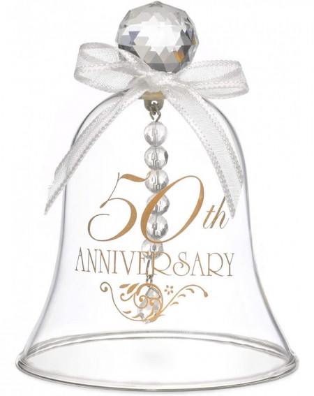 Ornaments Accessories 50th Anniversary Glass Bell - C6115L3ILL3 $34.46