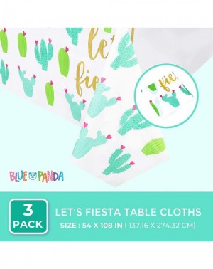 Tablecovers Cinco De Mayo Party Supplies- Let's Fiesta Tablecloth (54 x 108 in- 3 Pack) - CQ18Y9Y3REI $11.86