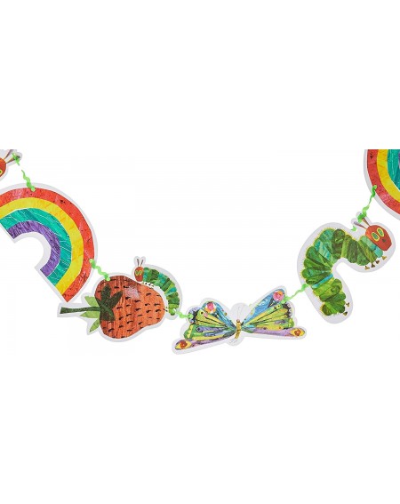 Banners & Garlands World of Eric Carle- The Very Hungry Caterpillar Party Supplies- Garland Decoration- Paper- 3M - C712BS1D7...
