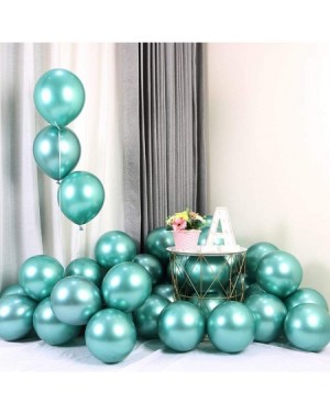 Balloons Metallic Green Balloons 10 Inch 100pcs for Wedding Birthday Party Decoration Pastel Color Balloons Latex Balloons (1...