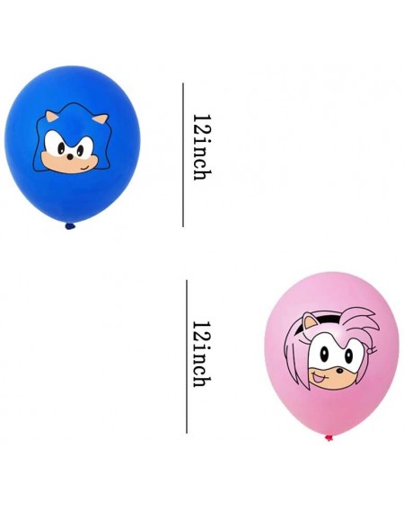 Balloons Sonic the Hedgehog Balloons Birthday Party Supplies- Sonic Balloons for Kids Party Birthday Decorations (13PCS) - CN...