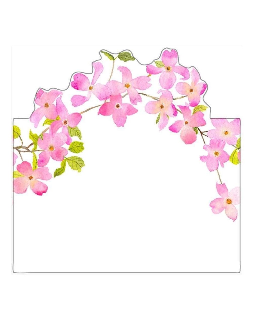 Place Cards & Place Card Holders Blossoming Branches Die-Cut Place Cards- 24 Included - CA18QW4IRN0 $19.00