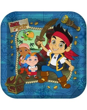 Party Tableware Jake & The Never Land Pirates Large Paper Plates (8ct) - CN118O81WGN $7.76